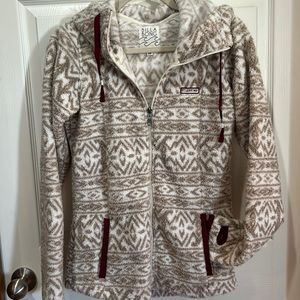 Sherpa hooded jacket